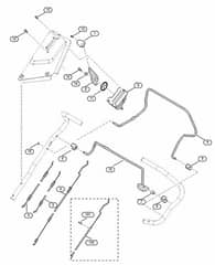 Genuine Stihl RM650.0 V / A - Handle upper part