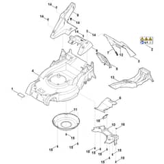 Stihl RM650.1 VE - Housing - Parts Diagram
