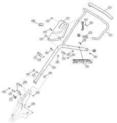 Genuine Stihl RM655.0 VS / B - Handle lower part