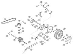 Genuine Stihl RM655.0 VS / E - Shaft, Gear box
