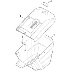 Stihl RM655.0 YS - Grass Catcher Bag - Parts Diagram