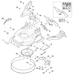 Stihl RM655.0 YS - Housing - Parts Diagram