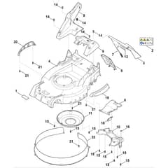 Stihl RM655.1 RS - Housing - Parts Diagram