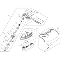Echo RM-520ES Gear Case and Shield