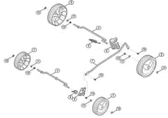 Genuine Stihl RMA235 / C - Chassis, height adjustment