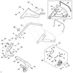 Stihl RMA243.3 - Handle - Parts Diagram