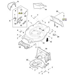 Stihl RMA248.3 T - Housing - Parts Diagram