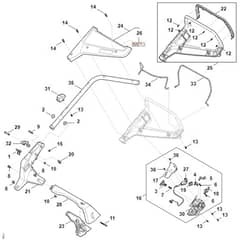 Stihl RMA253.3 T - Handle - Parts Diagram