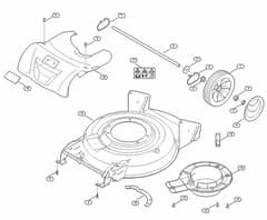 Genuine Stihl RMA2 1 RT / C - Housing, rear axle