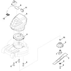 Stihl RMA443.1 C - Engine, Blade - Parts Diagram