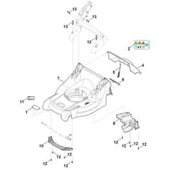 Stihl RMA443.1 C - Housing - Parts Diagram
