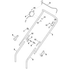 Stihl RMA443.1 - Handle - Parts Diagram