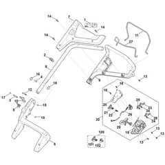 Stihl RMA443.2 VC - Handle - Parts Diagram