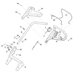 Stihl RMA448.1 PC - Handle - Parts Diagram