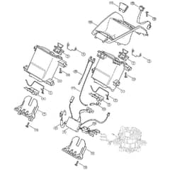 Genuine Stihl RMA510 / C - Battery holder, electronic module