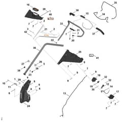 Stihl RMA7.0 RV - Handle - Parts Diagram