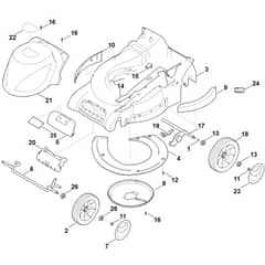 Stihl RME545.0 C - Housing, Chassis - Parts Diagram