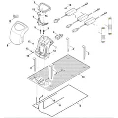 Stihl RMI522.0 C - Docking Station - Parts Diagram