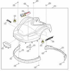Genuine Stihl RMI632.1 / A - Machine cover