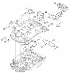 Genuine Stihl RMI632.1 PC / B - Housing upper part