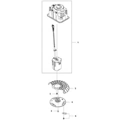McCulloch ROB S - Blade Motor & Cutting Equipment Parts Diagram