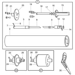 Belle Roller Striker - Sectional Tube Kits