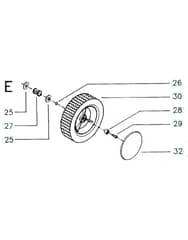 Husqvarna ROYAL 48 BRIGGS & STRATTON - Wheels & Tyres