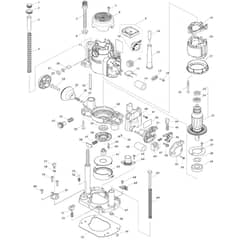 Makita RP1111C - Router - Power Tool Diagram