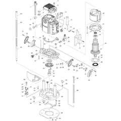 Makita RP1803F - Router - Power Tool Diagram