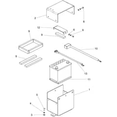 Belle RPC 35 - Battery Holder
