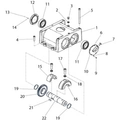 Belle RPC 55 - Gearbox Assembly (Driven)