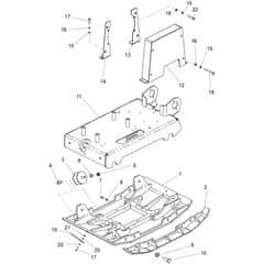 Belle RPC 60 - Baseplate Assembly - Hatz (Up To 11th June 2007)
