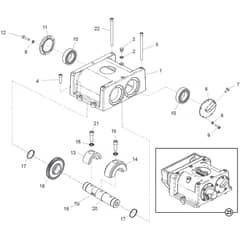 Belle RPC 60 - Gearbox Assembly (Driven)