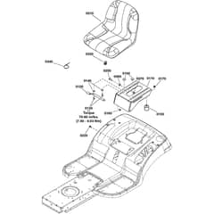 Echo RPX360 2691510-00 Seat Group