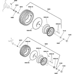 Echo RPX360 2691510-00 Wheels and Tyres Group