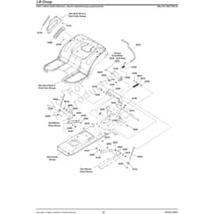 Snapper RPX360 2691706-00 Seat Deck and Fuel Tank Group