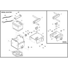 Belle RPX 59 - Battery Assembly