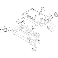Belle RPX 59 - Bedplate Assembly