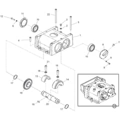 Belle RPX 59 - Gearbox Assembly 1