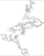 Hayter Heritage RS17-102H - 149C (149C001001 - 149C099999) - Steering - Front Axle