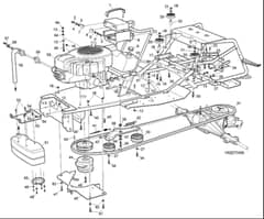 Hayter Heritage RS17-102H - 149D (149D260000001 - 149D260999999) - Engine - Battery