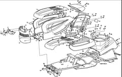 Hayter Heritage RS17-102H - 149E (149E270000001 - 149E280999999) - Engine Cover