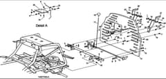 Hayter Heritage RS17-102H - 149E (149E270000001 - 149E280999999) - Rear Bulkhead Mountings
