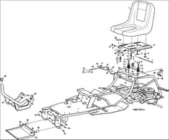 Hayter Heritage RS17-102H - 149E (149E270000001 - 149E280999999) - Seat Assembly