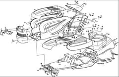 Hayter Heritage RS17-102H - 149E (290000001 - 290999999) - Engine Cover
