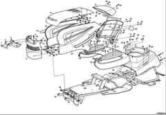 Hayter Heritage RS82H - 148B (148B001001 - 148B099999) - Engine Cover