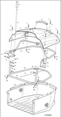 Hayter Heritage RS82H - 148B (148B001001 - 148B099999) - Grassbag Assembly