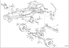 Hayter Heritage RS82H - 148B (148B001001 - 148B099999) - Rear Axle