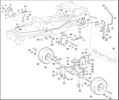 Hayter Heritage RS82H - 148C (148C001001 - 148C099999) - Rear Axle