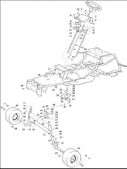 Hayter Heritage RS82H - 148C (148C001001 - 148C099999) - Steering - Front Axle